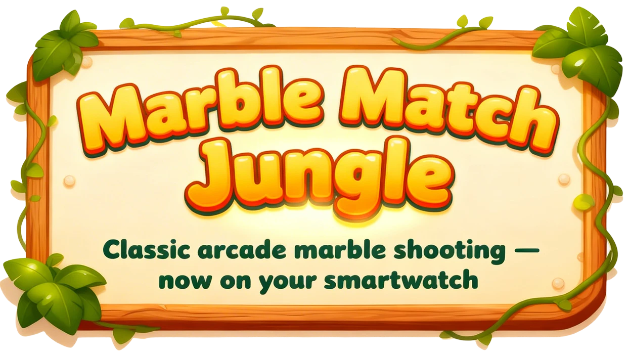 Marble Match Jungle: Classic arcade marble shooting - now on your smartwatch